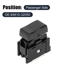 X AUTOHAUX Passenger Side Power Window Switch 84810-32050 Replacement for Toyota Camry Cressida Corolla Tercel 1985 1986 1987 1988