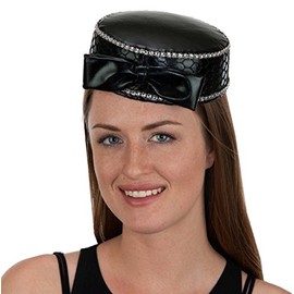 Pill Box Hat Black