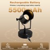 Vitnucrol Rechargeable Spot Lights Indoor with Remote, 5500mAh Battery Operated