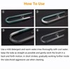 Stainless Flexible Cleaning Brush Kits,1 pcs Double Ended Hose Pipe