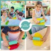 Small Rolling Pin for Kids, Non-Stick Silicone Surface with Wooden