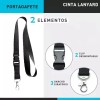 AJC Toys Cinta Portagafete Lanyards Llavero Paquete 5 Pzs Mayoreo
