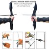 Tongtu Recurve Bow Right and Left Handed,Takedown Bow and Arrows