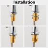 Faucet Fixing Tool Set, Anti-loosening Tap Fixing Nut Kitchen Bathroom