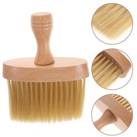 Frcolor Hair Brush Hair Brush Wooden Handle Haircut Hair Clipper Haircutting Brush Salon Barber Salon Haircut Tool 1pcs