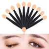 JASSINS 150 Pack Eyeshadow Applicators, Disposable Eyeshadow Sponge Brush, Double-Sided