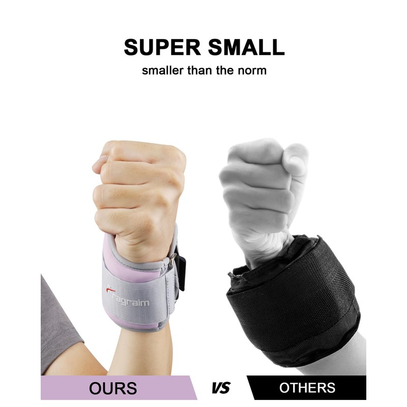 Fragraim Wrist Weights for Women Men with Thumb Loops Lock