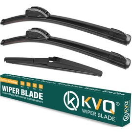 KVQ KVQ Windshield Wiper Blades Replacement for Kia Sorento 2011-2015, Kia Soul 2010-2019, Kia Soul EV 2018-2019, Original Equipment Replacement Front Rear Wiper Blade Set - 24" 20" 11" (Set of 3)