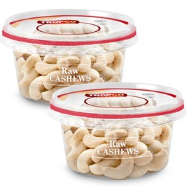 Tropgo Raw Cashew Nuts 180g - Pack of 2 - Large & Tasty Cashews - Packed Fresh Premium Quality Cashew Nut - Healthy for The Heart, High in Fibre & Minerals - Perfect for Snacking