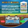 Adios! Enzyme Septic Tank Treatment, Natural Drain Safe Cleaner for