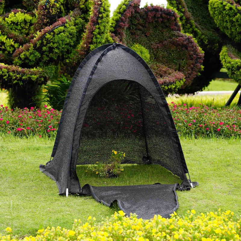 Porayhut Pop up Sunshade Cloth Pack of 3,Easy Open Crop
