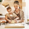 SoeKoa Reversible Wood Pastry Board, 20"X24"Kneading Board, Pastry Board for