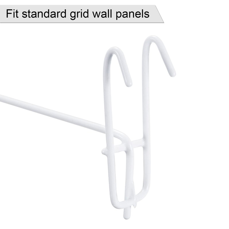 MECCANIXITY Grid Wall Display Hooks Store Garage Storage Wall Organizers