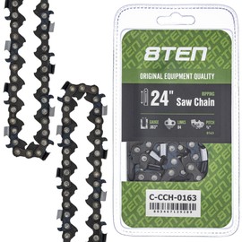8TEN Ripping Chainsaw Chain 24 Inch .063 3/8 84DL For Husqvarna 372XP Jonsered 2165 Makita DCS6401 (1 Pack)