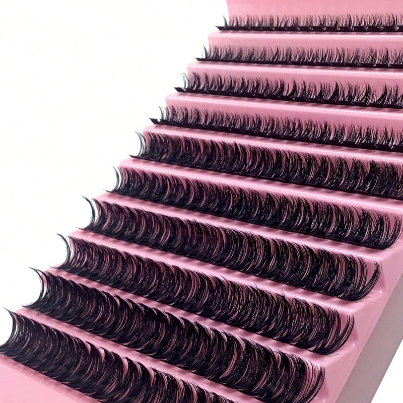 Segmental False Eyelash Set | 200pcs 30D/40D/60D/80D Natural Volume Lash