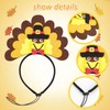 RYPET Turkey Dog Headband - Dog Thanksgiving Costume for Medium
