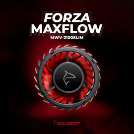 Aquatop MaxFlow MWV-2100SLIM DC Wavemaker Pump, 793 GPH – For 90 Gallon Tanks, Safe for Salt & Freshwater, Magnetic Mount, Energy-Efficient Circulation