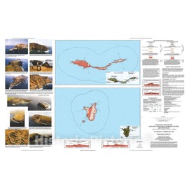 Historic Pictoric Map : Geologic map of Anacapa and Santa Barbara Islands, Channel Islands National Park, Ventura and Santa Barbara Counties, California, 2001 Cartography Wall Art : 24in x 16in