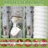 4/6/8 Pcs Tree Trunk Protector-2 Size Plastic Spiral Tree Guard