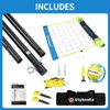 Portable Outdoor Volleyball Net Set for Backyard Beach with Adjustable