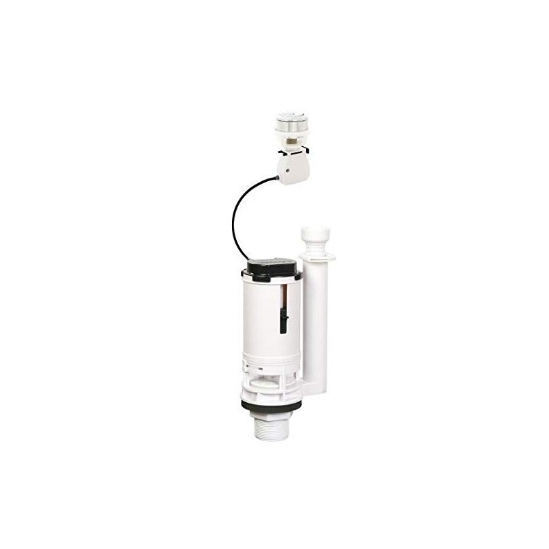 Fluidmaster Pro Button Dual Flush Valve – Long Cable, White,