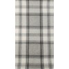 Plaid Charcoal Grey Cream Plaid Fabric by the yard