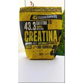 Creatina Monohidratada 1 Kg Bolsa 200 Servs 43 Supplements                                                                                            