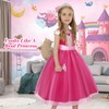 URAQT Aurora Girls' Princess Dress, 3-Piece Sleeping Beauty Children's Girls