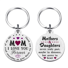 Viayen Mom Gifts for Women - Birthday Keychain for Mom from Daughter - Gifts for Your Mom Christmas Valentines Mother's Day