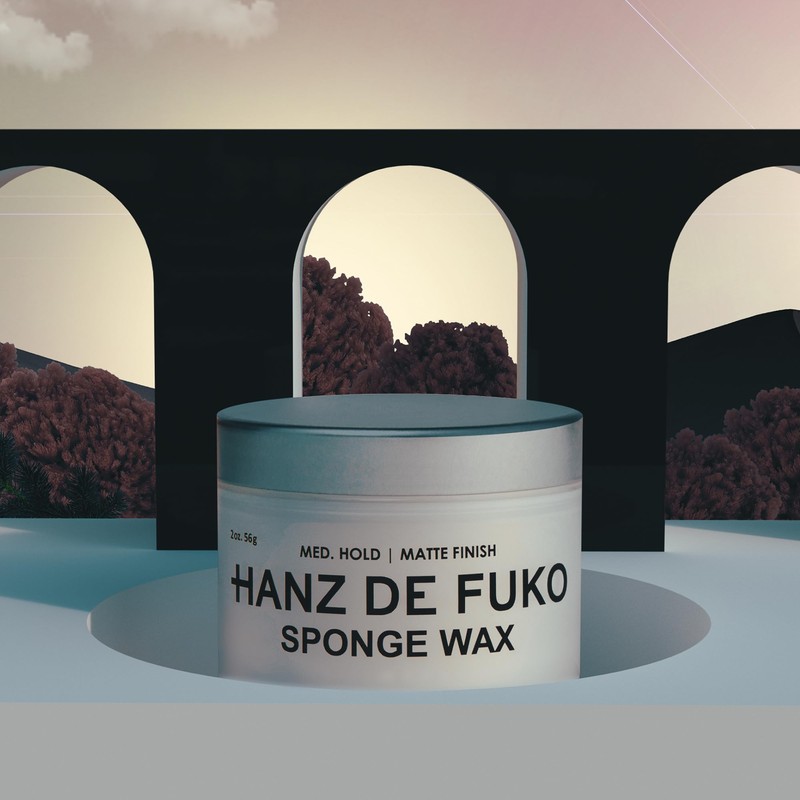Hanz de Fuko Sponge Wax – Premium Men’s Hair Styling