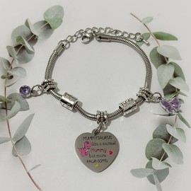 Mum Bangles Women Wrist Bracelet Adjustable Mothers Day Mom Birthday Gift Charm Heart Jewelry Funny Mommy Thank You Keepsake From Son Daughter Appreciate Thanksgiving Christmas Present Dinosaur Design