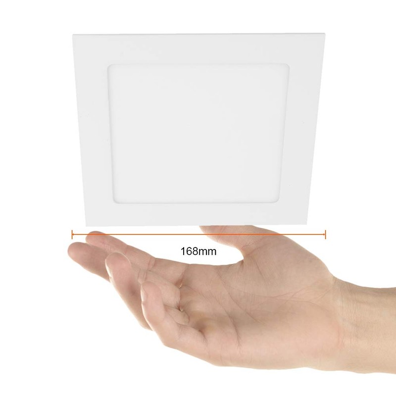 Tecnolite Lámpara Interior Empotrado Techo, LED Integrado, Luz Blanca 12YDLED431MV65B