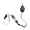 DSNC-M-51S-BL Full Harness Lanyard, Black, Permanent Retrieval, Anti-Wrapping Included, No