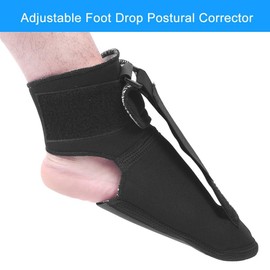 Brrnoo Plantar Fasciitis Night Splints, Orthotics Foot Drop Support Ankle Support Posture Corrector for Fall Foot Corrector Achilles Tendonitis (L.)