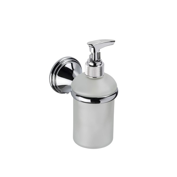 Croydex Westminster Wall Mounted Soap Dispenser with Zinc Alloy Construction, Chrome