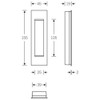 Format 4015354379593 – st-einlassmuschel. 0 42 4251. eckig. F69 Matt