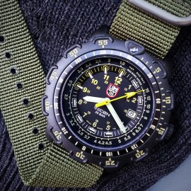 Luminox Genuine Luminox Military Green 22mm Replacement Strap Band - Green Fit 3050 3950