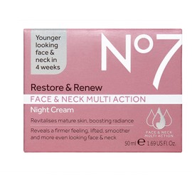 Boots No7 Restore & Renew Night Cream 1.6 oz (50 ml)