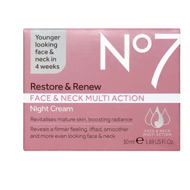 Boots No7 Restore & Renew Night Cream 1.6 oz (50 ml)