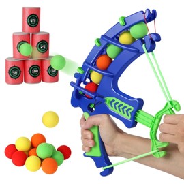 Kids Slingshot Ball Launcher Set with Target – Fun Throwing Game Toy for Indoor Outdoor Play, Skill Practice and Family Activities