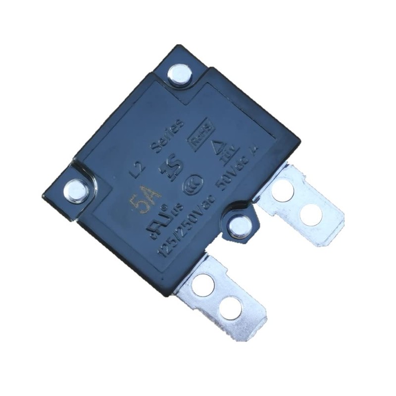 jiaruixin 2Pcs 5A 125/250Vac 50Vdc Automatic Reset Relay Fuse Therma