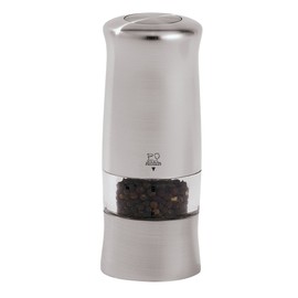 Peugeot Zeli Electric Pepper Mill, Abs, Steel, 5.6 x 5.6 x 14 cm