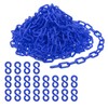 PATIKIL Barrier Chain Plastic Chain Links, 45 Foot Plastic Chain,