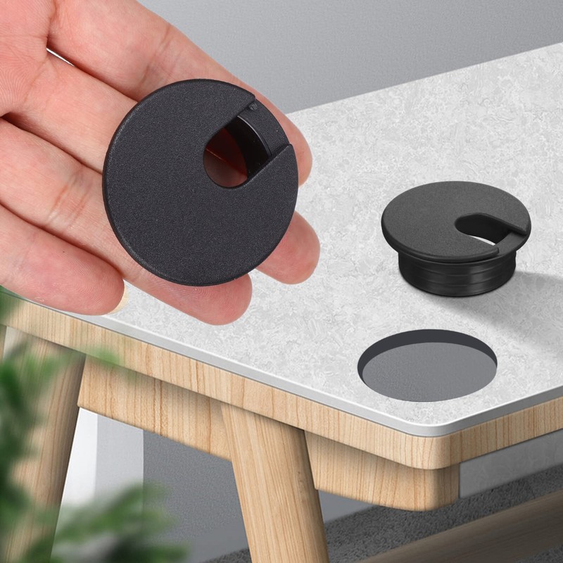 KESYOO 6pcs Cable Wire Hole Cap Wire Desk Wire Lid