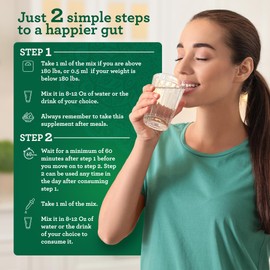 GuruNanda Gutcleanse 2-Step Kit - Dietary Supplement to Help with Digestion - Blend of Fulvic Acid, Wormwood, Clove & Neem Extract, 2x1 FlOz