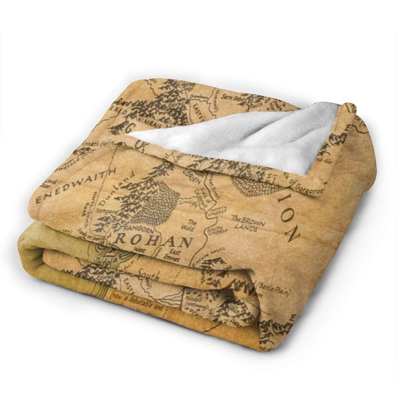 Lord of The Ring (Map) Ultra-Soft Micro Fleece Blanket Flannel