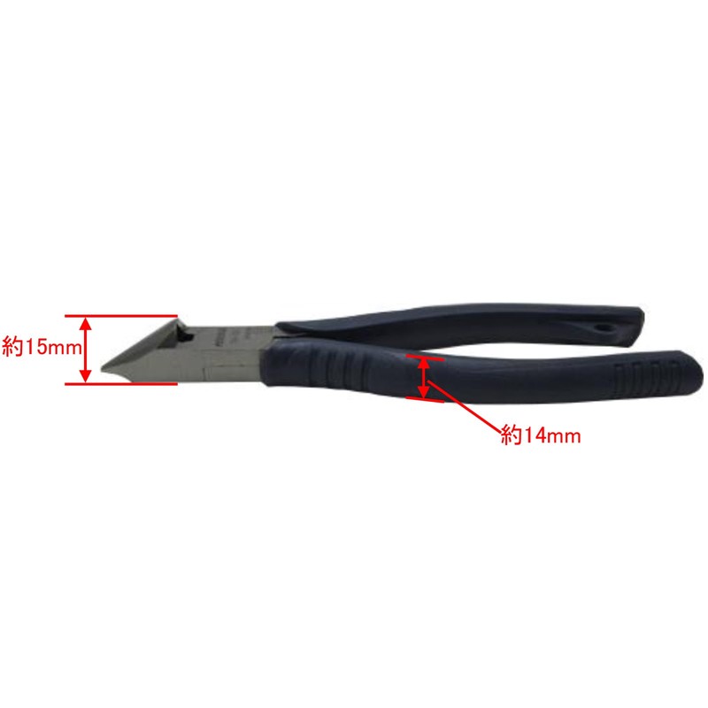 Takagi x TSUNODA JIS Angled Nipper, 5.9 inches (150 mm),