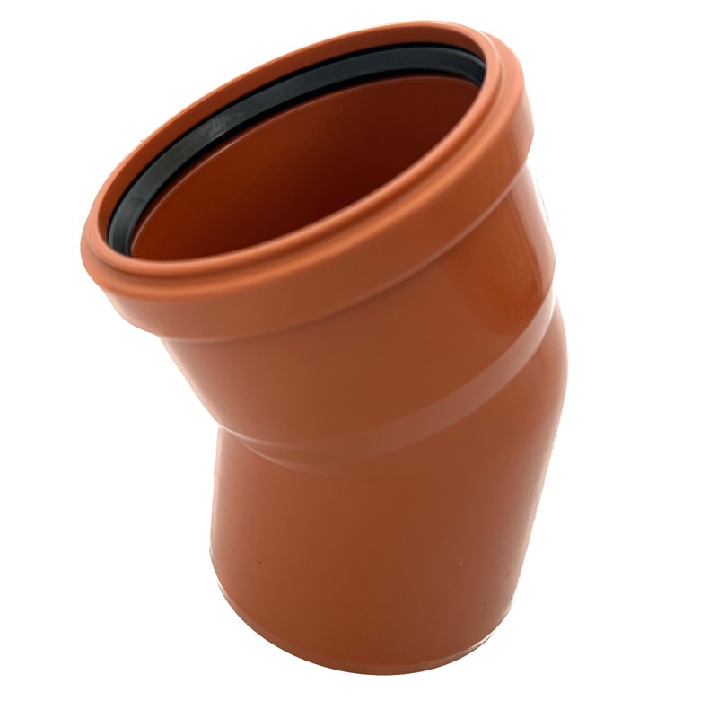 KG Bogen DN 160 30° PVC-U SN8 Angle | Elbow