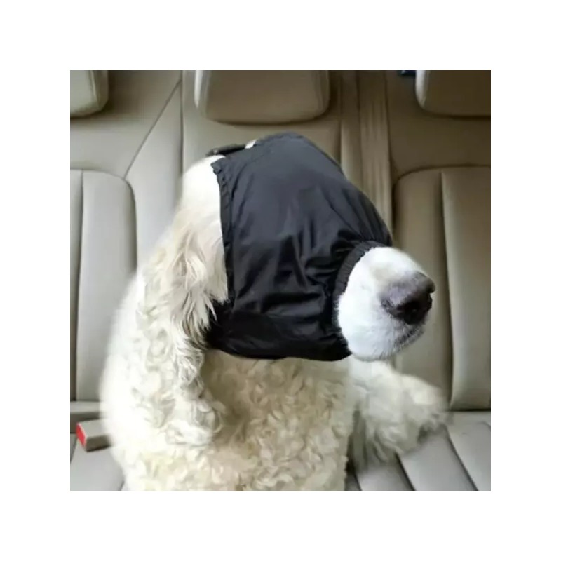 강아지안대 고양이 수면 마스크 캡 휴식용 [블랙L] Dog Eye Mask