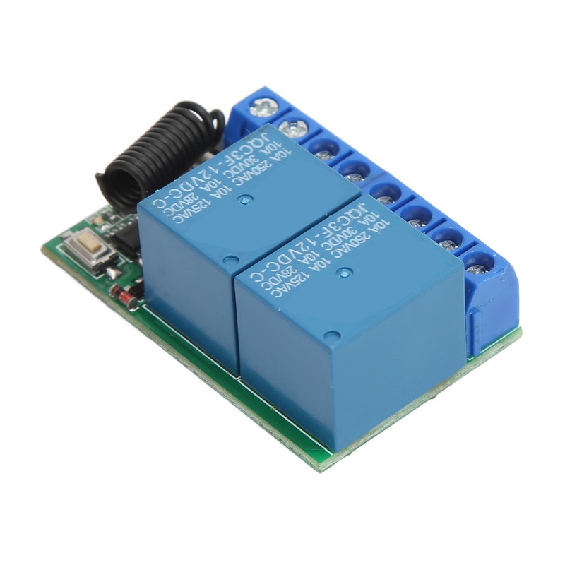 2 Channel Antitheft Alarm Wireless Relay Switch with Remote Control